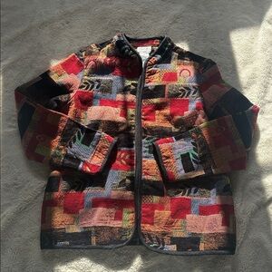 Vintage Chenille Tapestry Jacket  | Tradition Country Collection | Patchwork